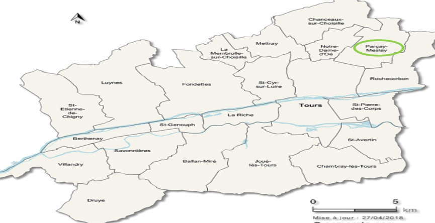 22 communes tours metropole